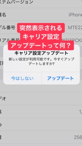 アップデート と は キャリア iOS14.4以降を搭載するiPhoneの楽天回線対応について