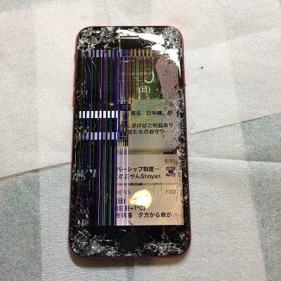 iPhoneSE(第二世代)液晶不良
