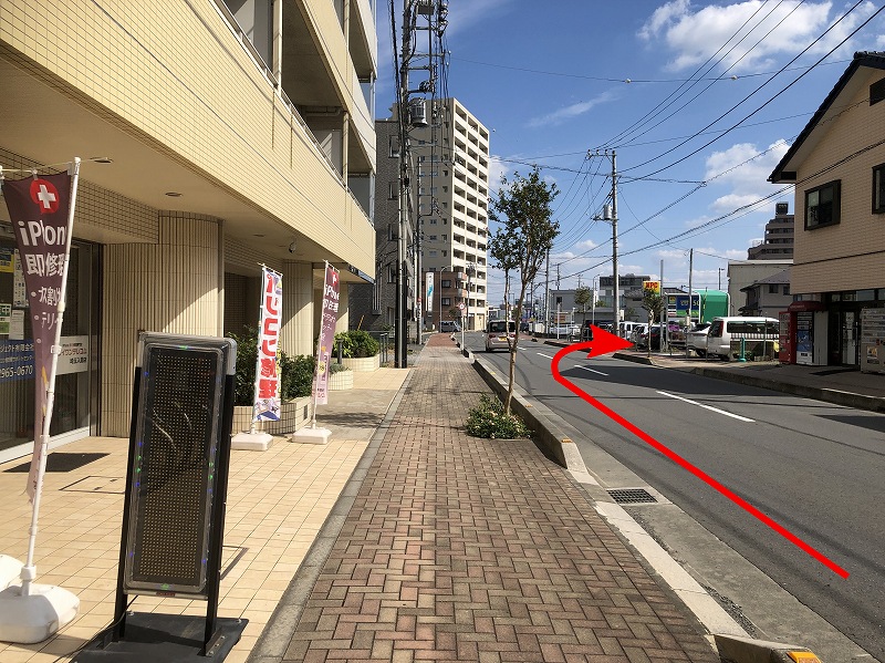 駐車場へのアクセスその2