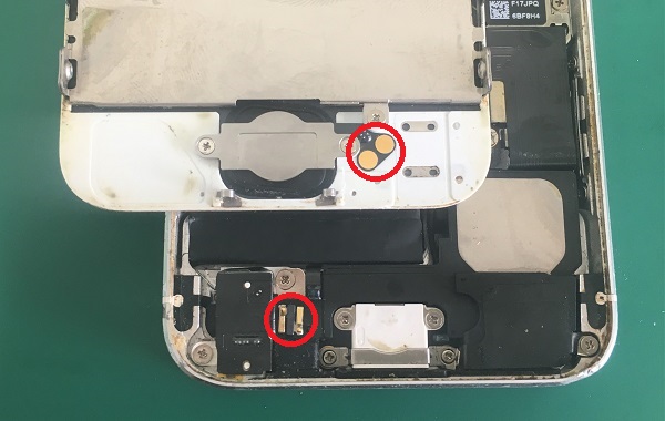 Iphoneのホームボタンを裏側から見てみる Iphone修理ダイワンテレコム