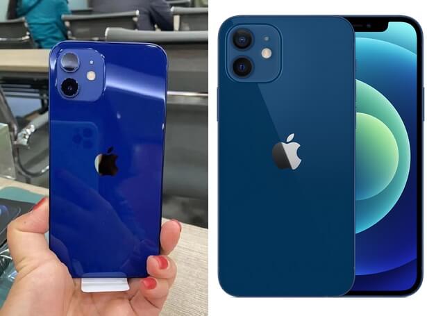 iPhone12 ブルー