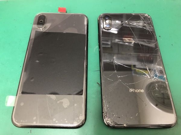 iPhoneX バックガラス割れパネル交換| iPhone修理ダイワンテレコム