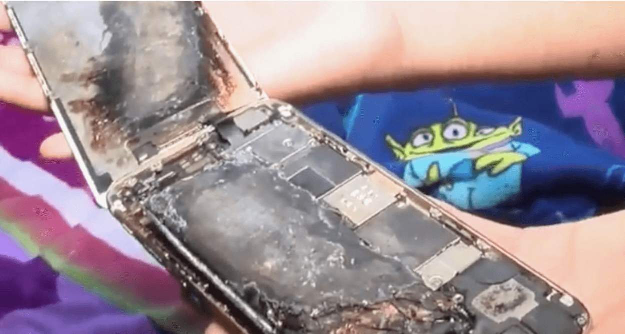 Iphone6のバッテリーが爆発 古い電池は危険かも Iphone修理のダイワン