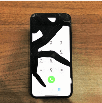 iPhoneの画面割れと液晶不良修理