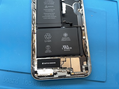 iPhoneX 水没　分解