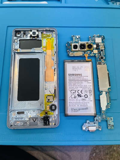 Samsung Galaxy s10 画面割れ修理