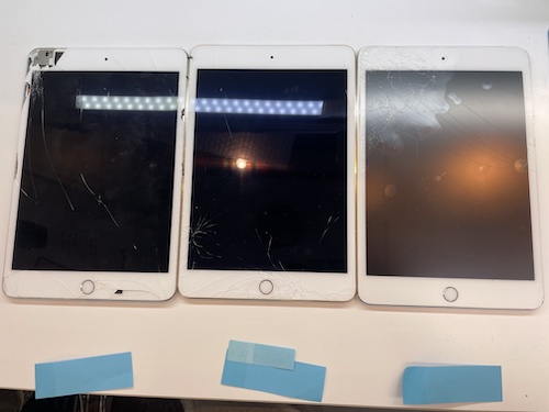 iPadmini4 画面割れ 法人修理