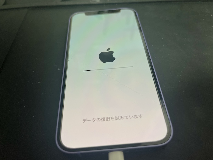 iPhoneリンゴループ修理