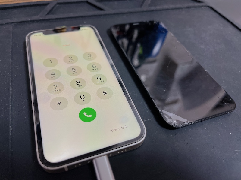 iPhone12mini 画面割れ