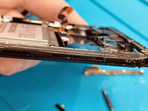 Galaxy S8 音量ボタンの補正修理