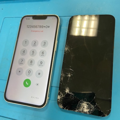 iPhone14の画面割れ、データそのまま修理可能！| iPhone修理