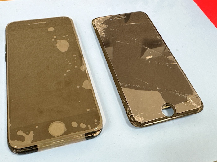 iPhoneSE3　ガラス割れ修理