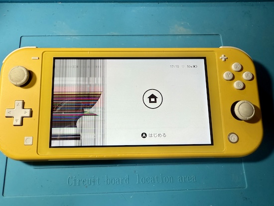 switch lite 液晶割れ