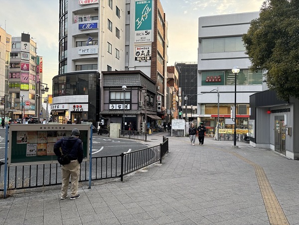 浦安駅から店舗までのルート1