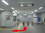 大阪メトロ九条駅から店舗までの道順1